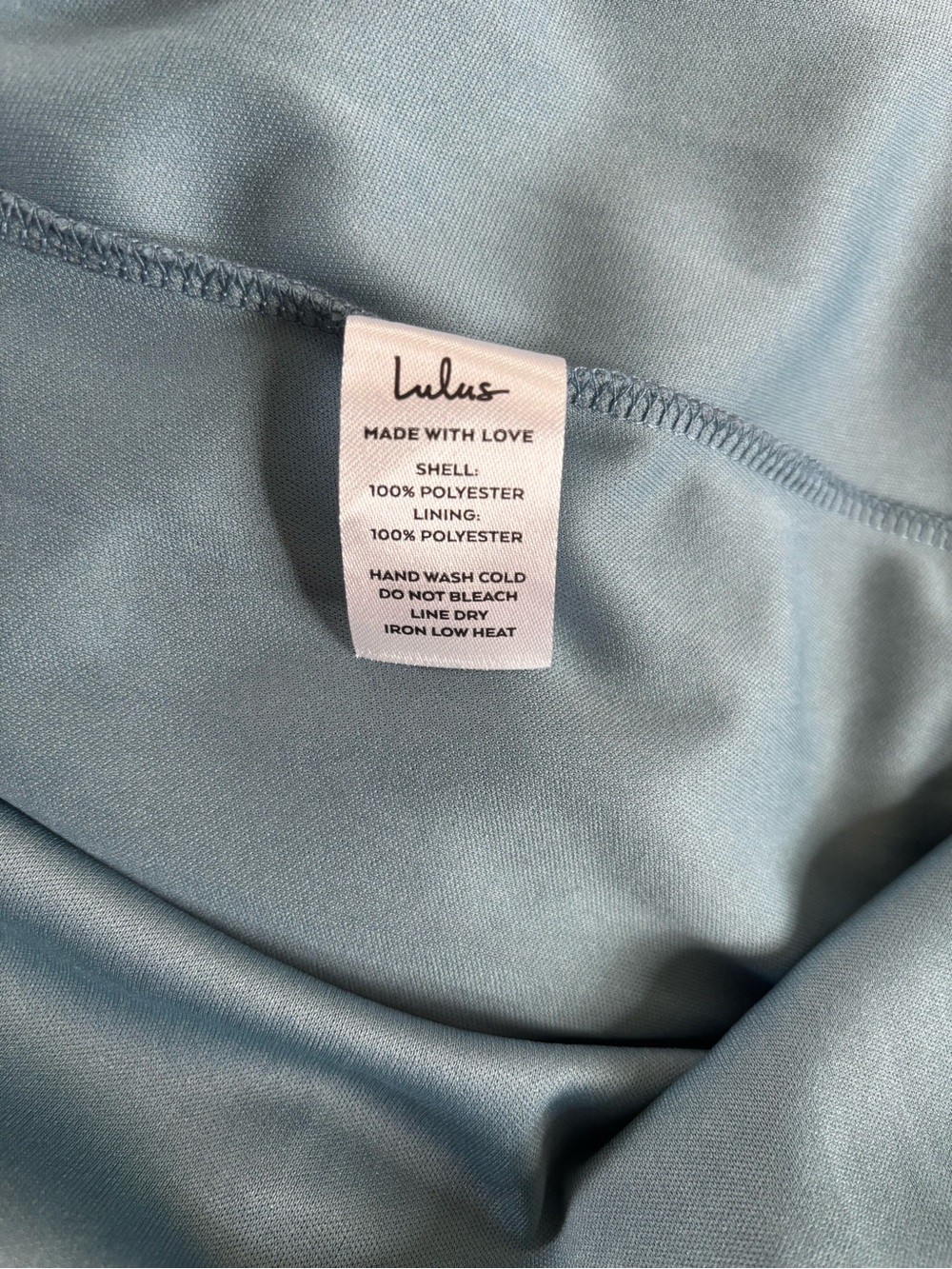 Lulus Lost in the Moment Slate Blue Maxi Dress Flutter Sleeve Front Slit Size S - Picture 8 of 12